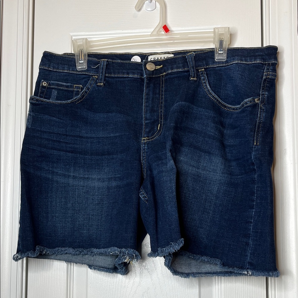 Crafted by Lee Dark Blue Denim Shorts